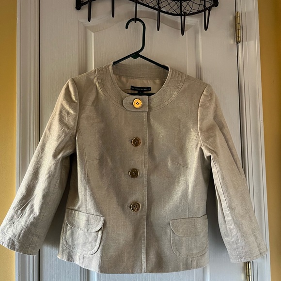 Champagne Jacket with Gold Buttons - Picture 1 of 3